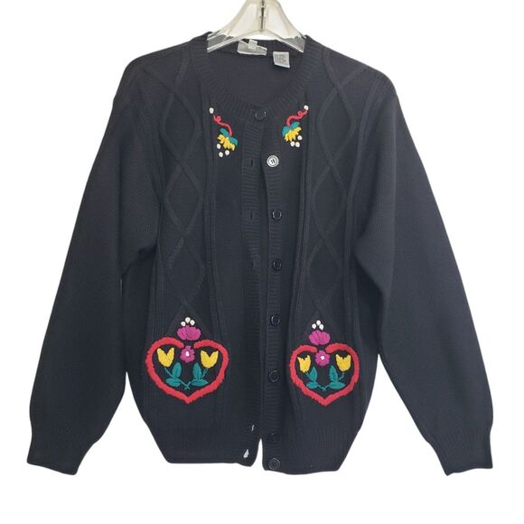 Russ Woman's Embellished Christmas Sweater, Size Small - Picture 1 of 9